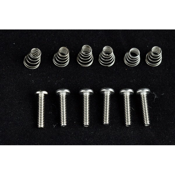 Screws and Springs for Single coil pickup